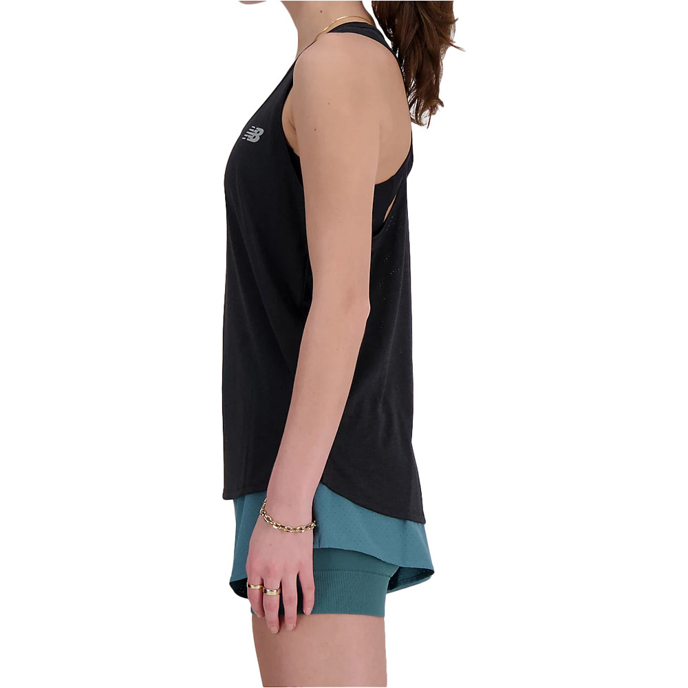 New Balance camiseta técnica tirantes mujer NB Athletics Tank vista detalle