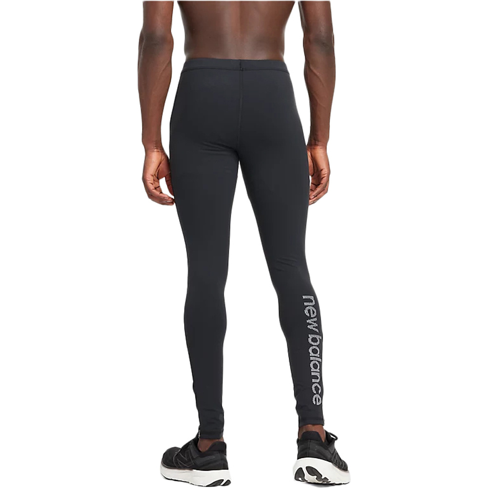 New Balance malla larga running hombre NB Sleek Reflecive Tight vista trasera