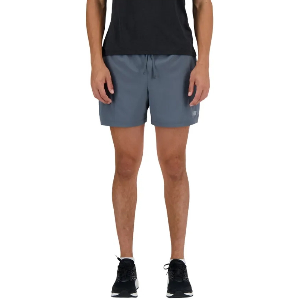 New Balance pantaloneta técnica hombre New Balance  Short 5 Inch Brief vista frontal