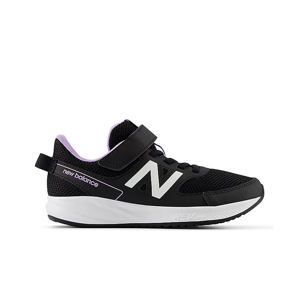 New Balance zapatilla moda niño 570v3 Bungee Lace with Top Strap lateral exterior