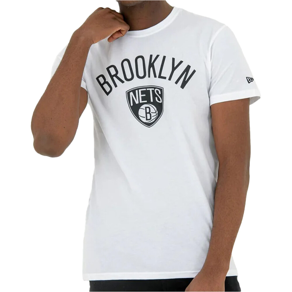 New Era camiseta baloncesto BROOKLYN NETS TEE vista frontal