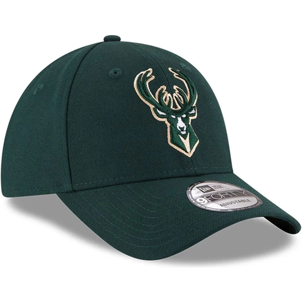 New Era gorras baloncesto MILWAUKEE BUCKS vista detalle