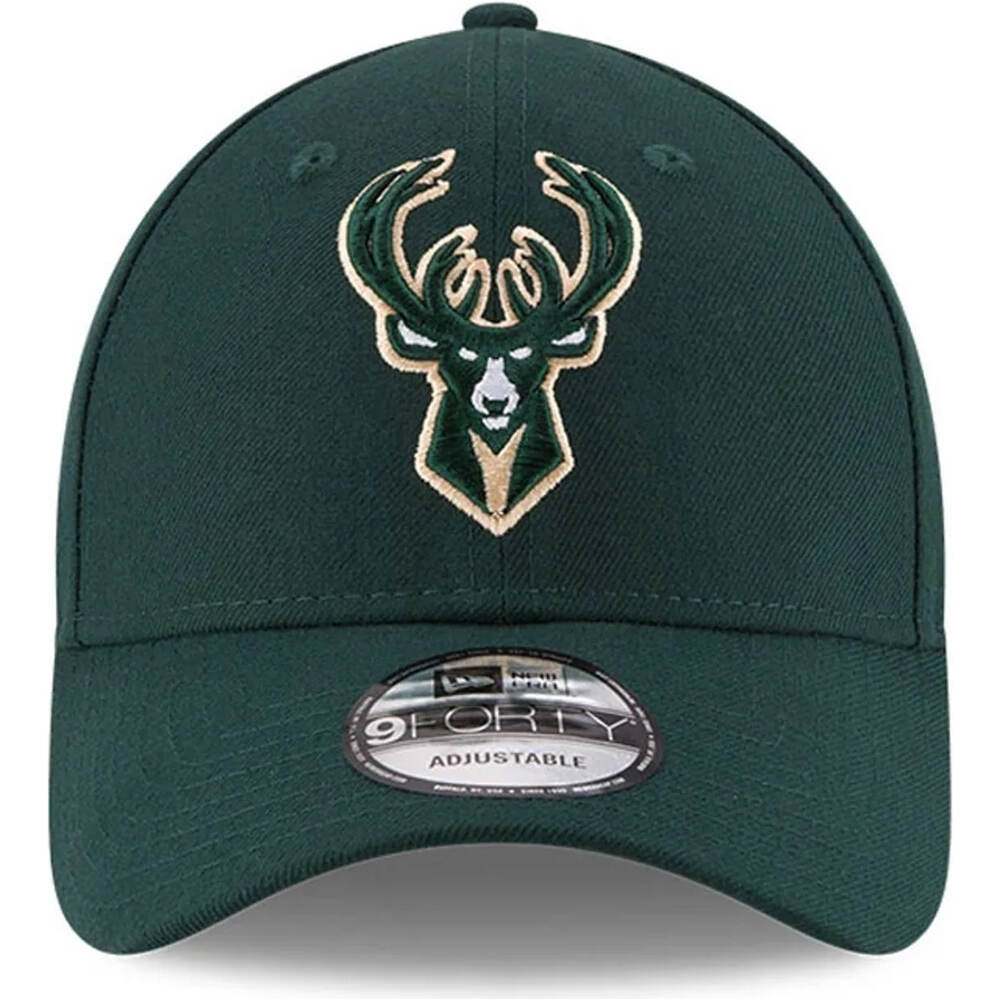 New Era gorras baloncesto MILWAUKEE BUCKS vista trasera