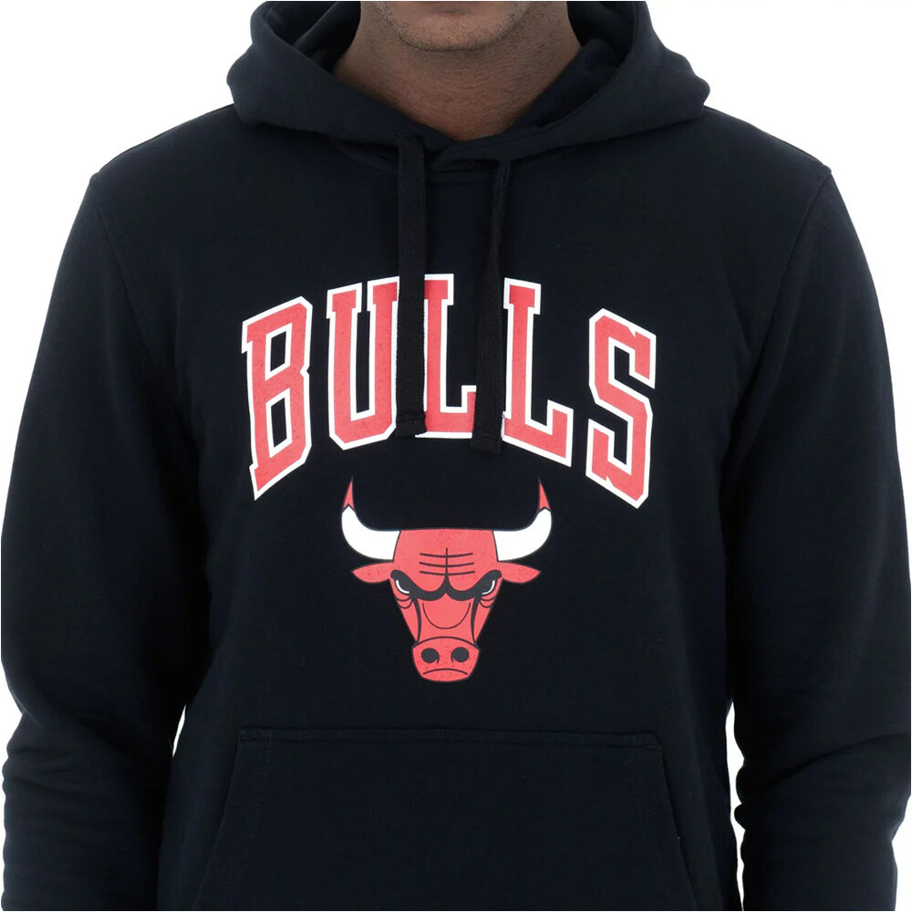 New Era sudadera baloncesto CHICAGO BULLS HOODY vista detalle