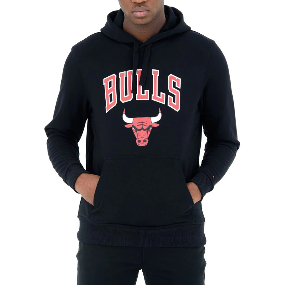 New Era sudadera baloncesto CHICAGO BULLS HOODY vista frontal