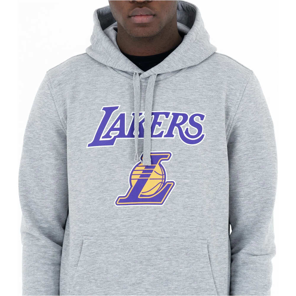 New Era sudadera baloncesto LOS ANGELES LAKERS HOODY vista detalle