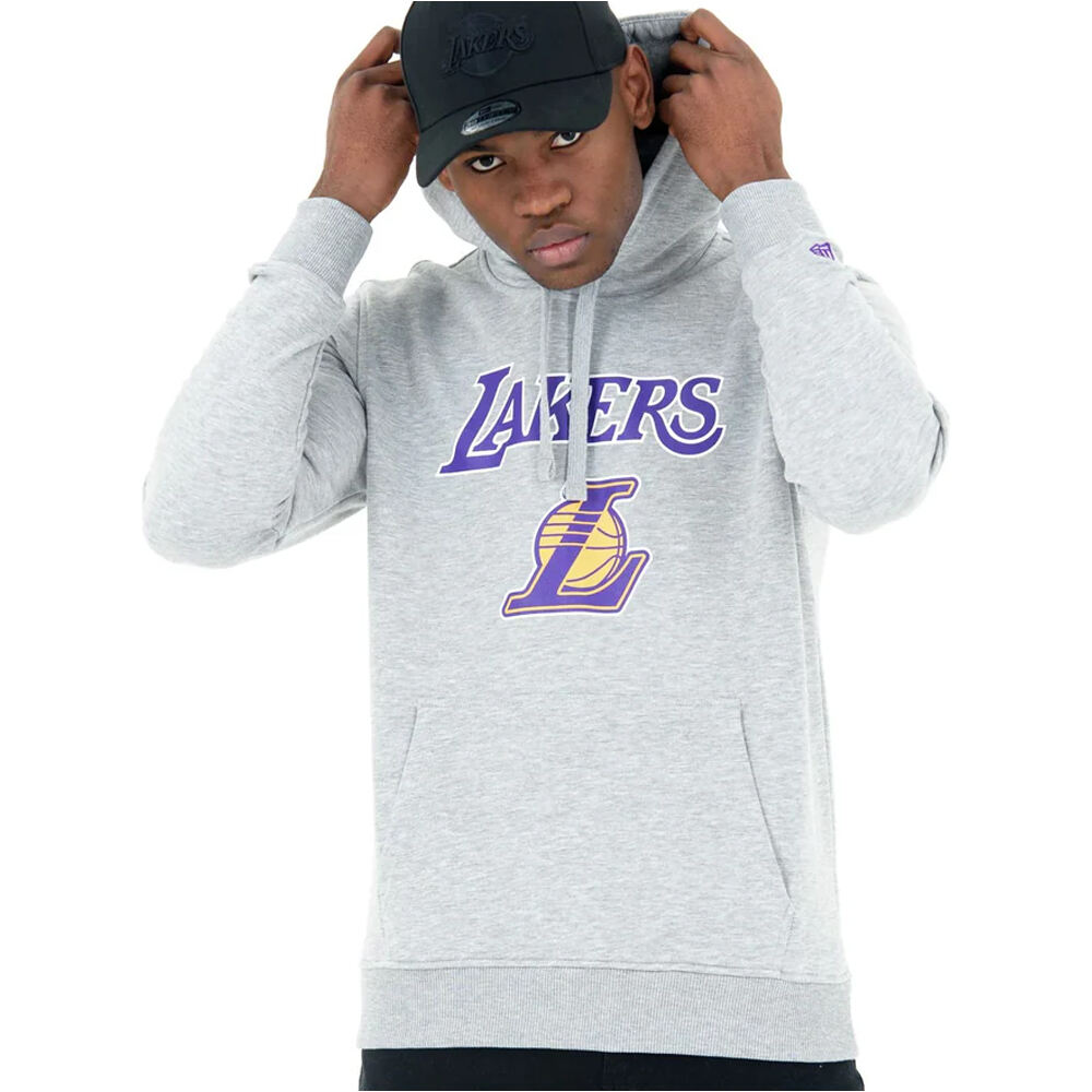 New Era sudadera baloncesto LOS ANGELES LAKERS HOODY vista frontal