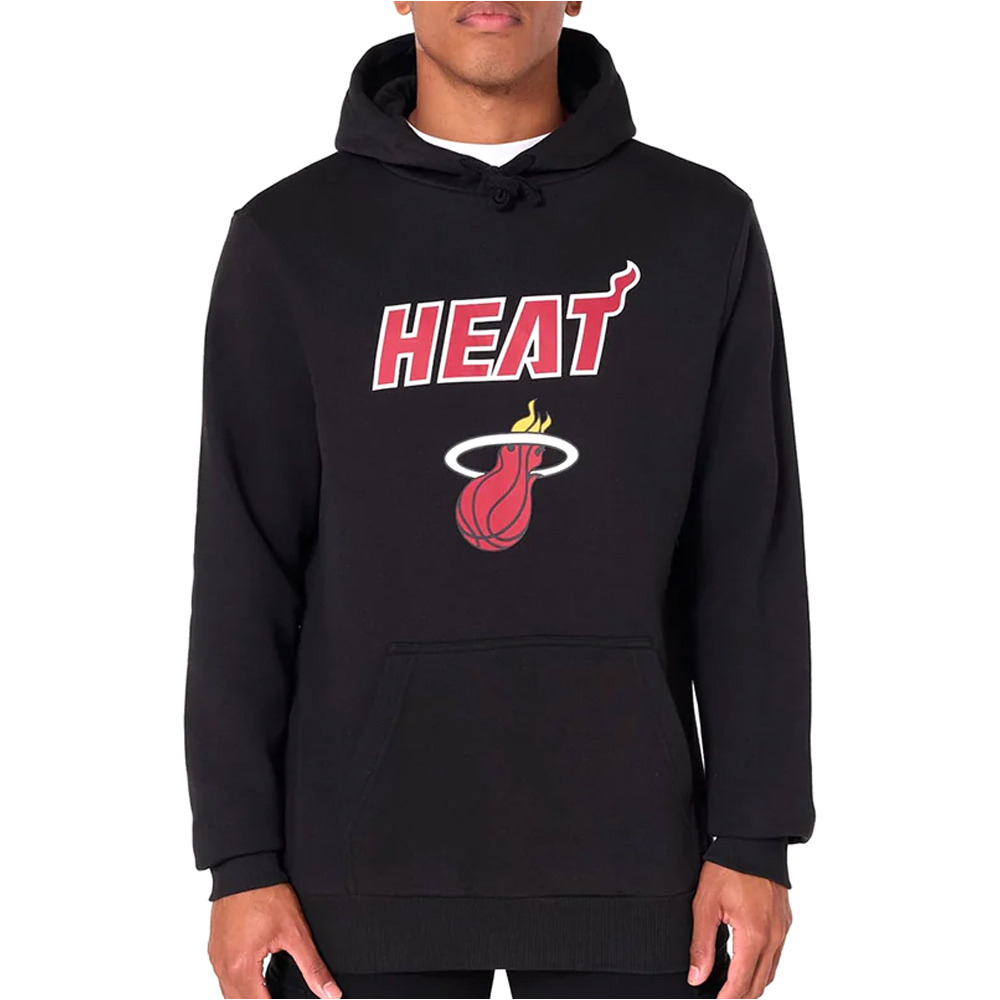 New Era sudadera baloncesto MIAMI HEAT HOODY vista frontal