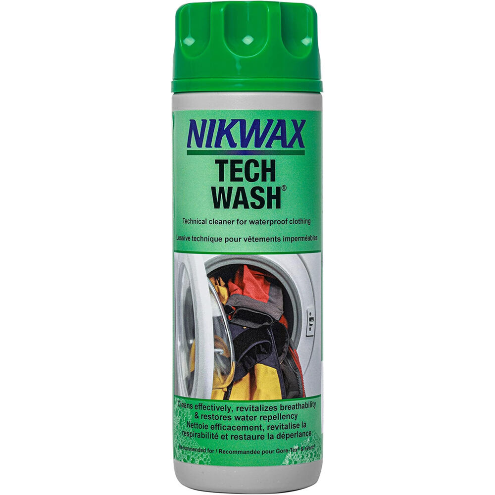 Nik Wax artículos limpieza montaña TECH WASH -300 ml vista frontal