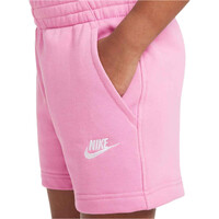 Nike bermuda niña G NSW CLUB FT 5IN SHORT LBR 03