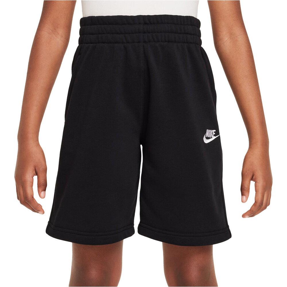 Nike bermuda niño K NSW CLUB FT SHORT LBR vista frontal