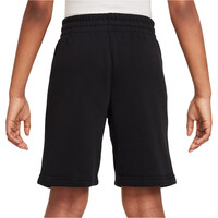 Nike bermuda niño K NSW CLUB FT SHORT LBR vista trasera