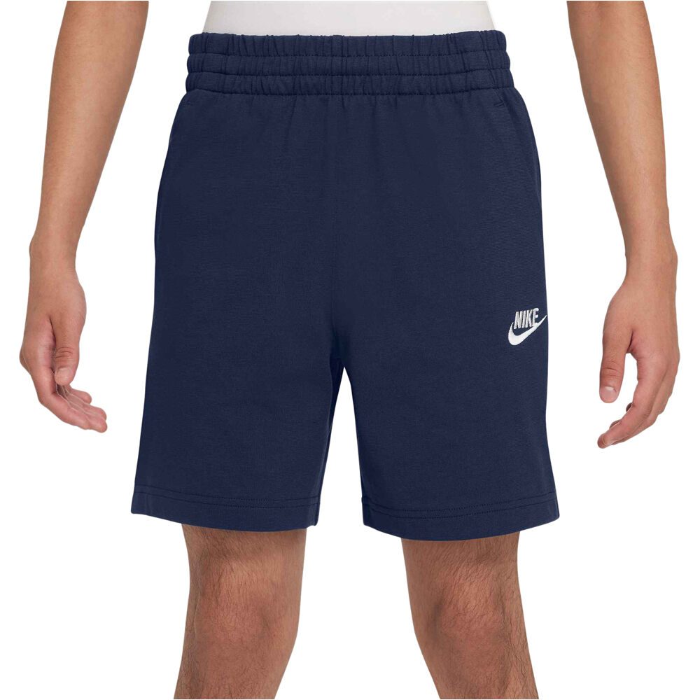 Nike bermuda niño K NSW CLUB KNIT SHORT 6IN LBR vista frontal