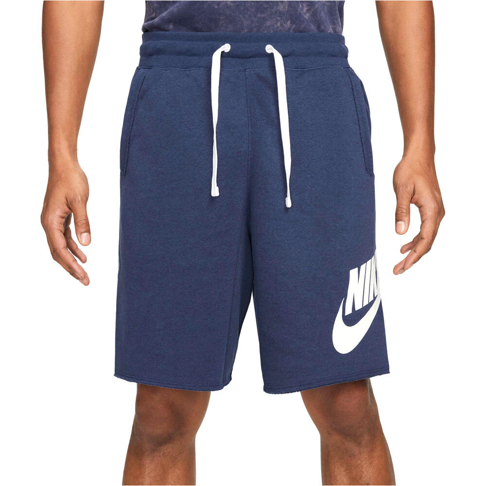 Nike bermudas hombre M NK CLUB ALUMNI HBR FT SHORT vista frontal