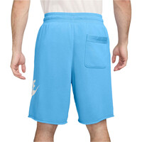 Nike bermudas hombre M NK CLUB ALUMNI HBR FT SHORT vista trasera