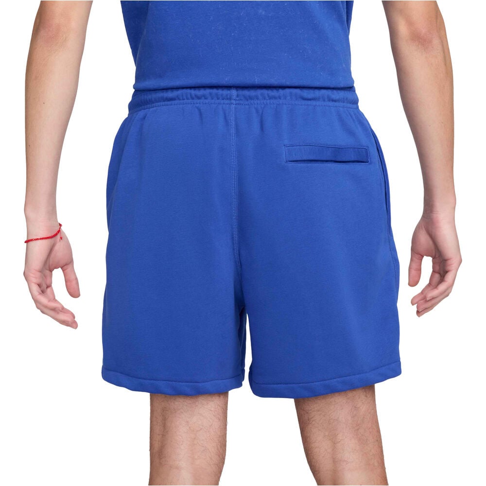 Nike bermudas hombre M NK CLUB FLOW FT SHORT vista trasera