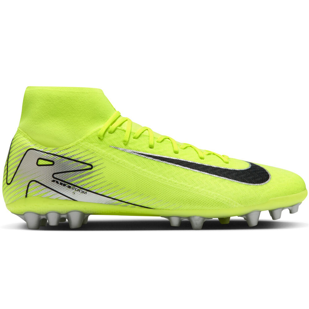 Nike botas de futbol cesped artificial MERCURIAL ZOOM SUPERFLY 10 ACADEMY AG VENE lateral exterior