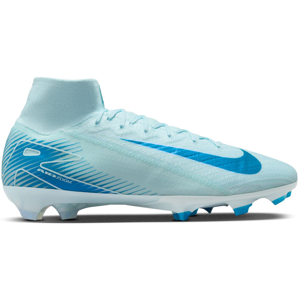 Nike botas de futbol cesped artificial MERCURIAL ZOOM SUPERFLY 10 ELITE FG GRAZ lateral exterior