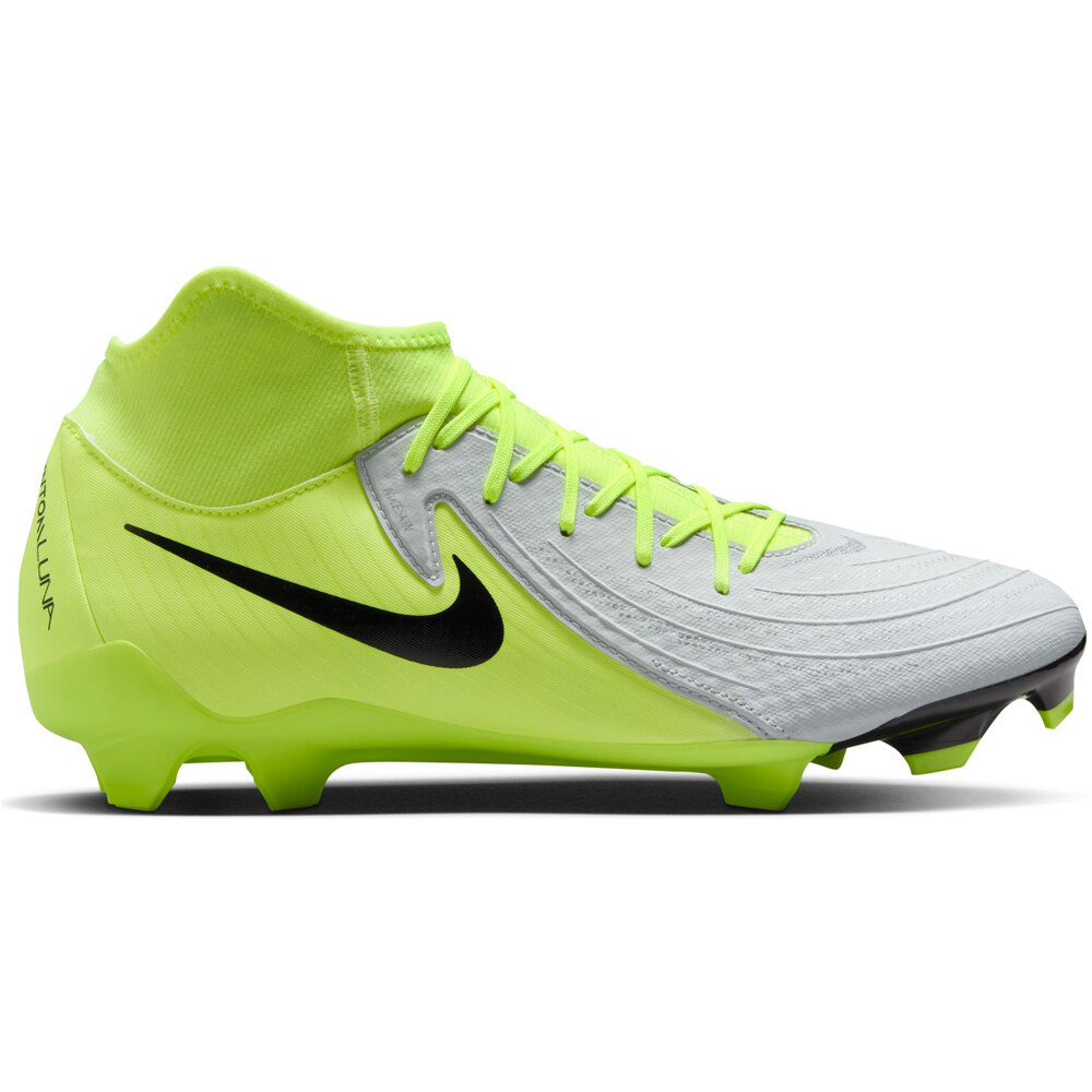 Nike botas de futbol cesped artificial PHANTOM LUNA II ACADEMY FG/MG NEVE lateral exterior