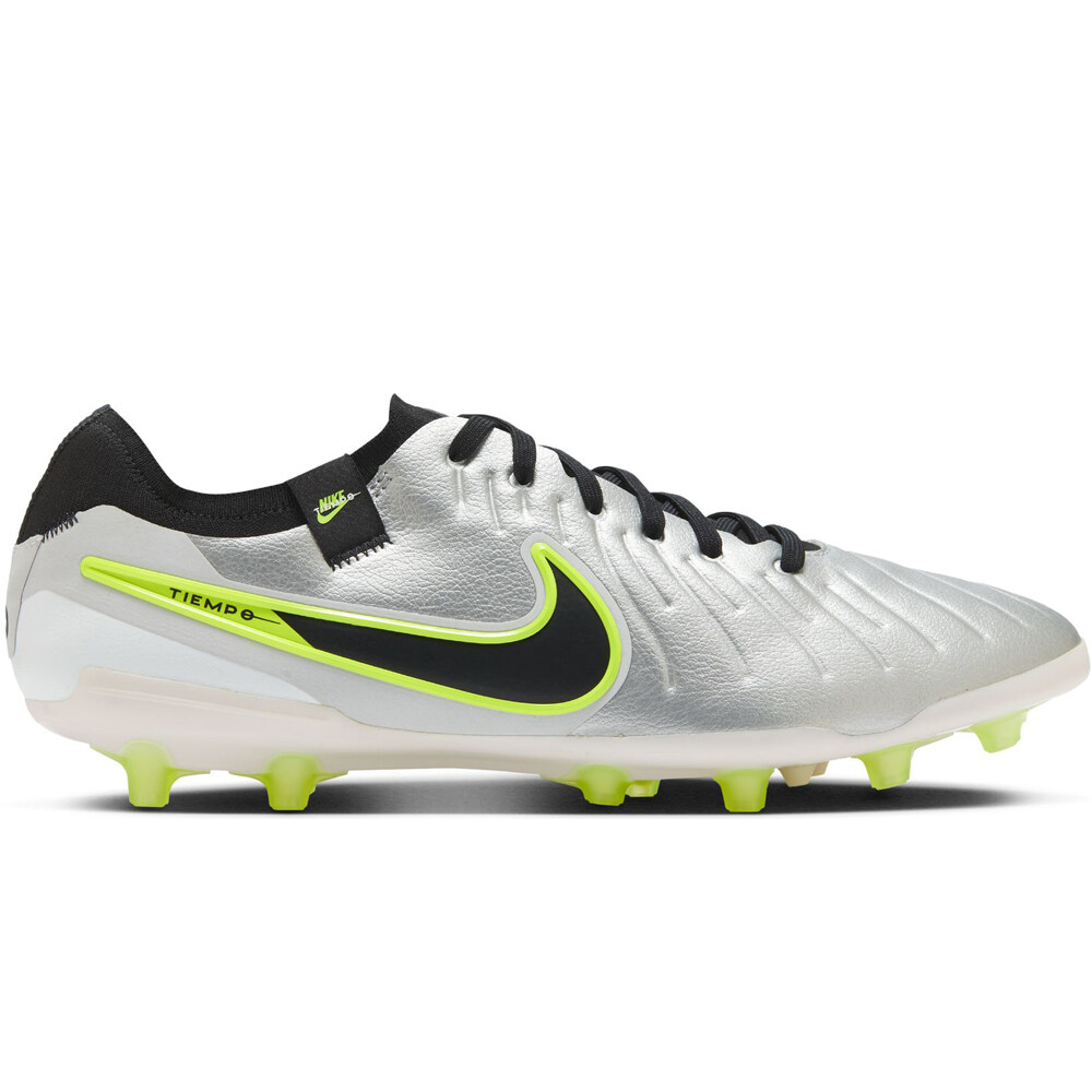 Nike botas de futbol cesped artificial TIEMPO LEGEND 10 PRO AG-PRO NEVE lateral exterior