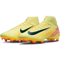 Nike botas de futbol cesped artificial ZM SUPERFLY 10 ACAD KM FG/MG lateral interior