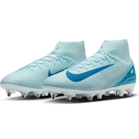 Nike botas de futbol cesped natural ZM SUPERFLY 10 ACAD SG-PRO AC lateral interior