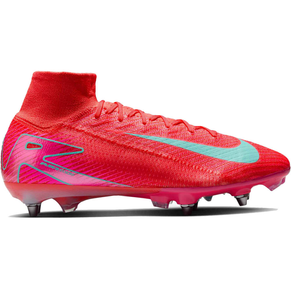 Nike botas de futbol cesped natural ZM SUPERFLY 10 ELITE SG-PRO lateral exterior