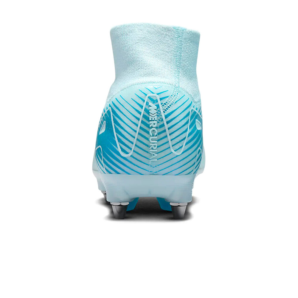 Nike botas de futbol cesped natural ZM SUPERFLY 10 ELITE SG-PRO vista trasera