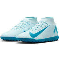 Nike botas de futbol multitaco y terreno duro SUPERFLY 10 CLUB TF lateral interior