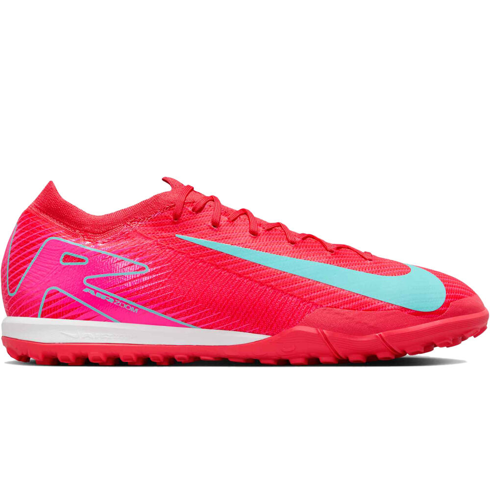 Nike botas de futbol multitaco y terreno duro ZOOM VAPOR 16 PRO TF lateral exterior