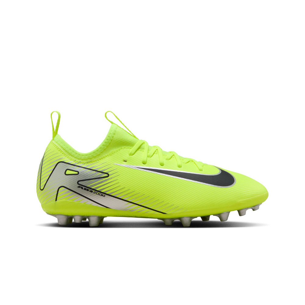 Nike botas de futbol niño cesped artificial JR MERCURIAL ZOOM VAPOR 16 ACADEMY AG VENE lateral exterior