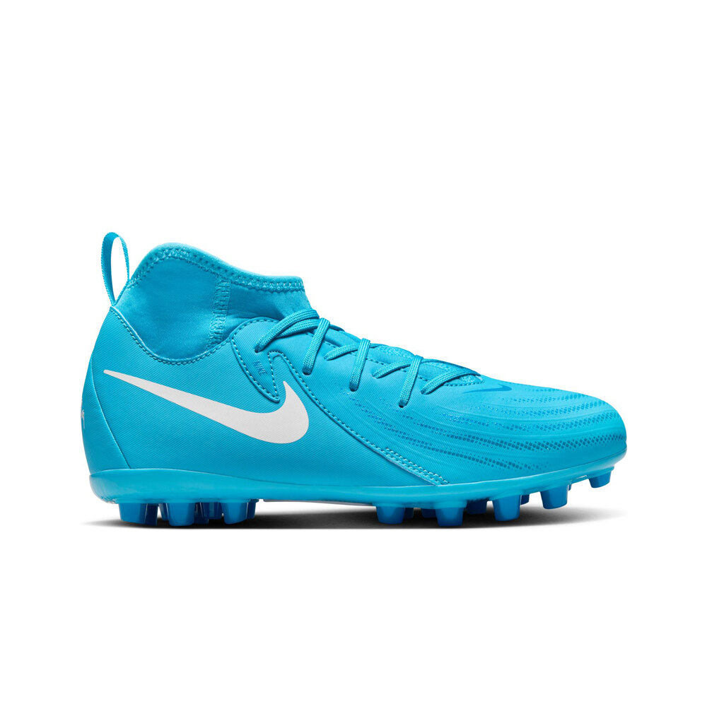 Nike botas de futbol niño cesped artificial JR PHANTOM LUNA II ACADEMY AG CEBL lateral exterior