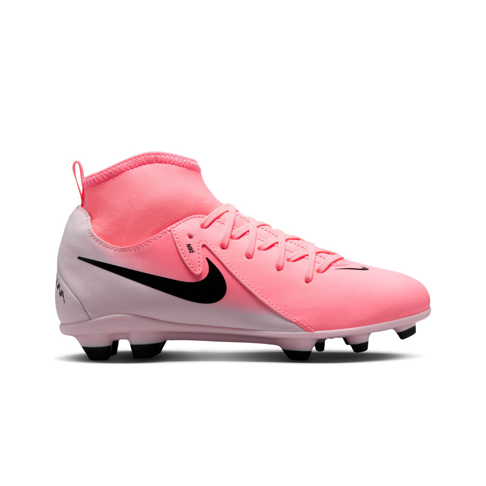 Nike botas de futbol niño cesped artificial PHANTOM LUNA II CLUB JR FG/MG RONE lateral exterior