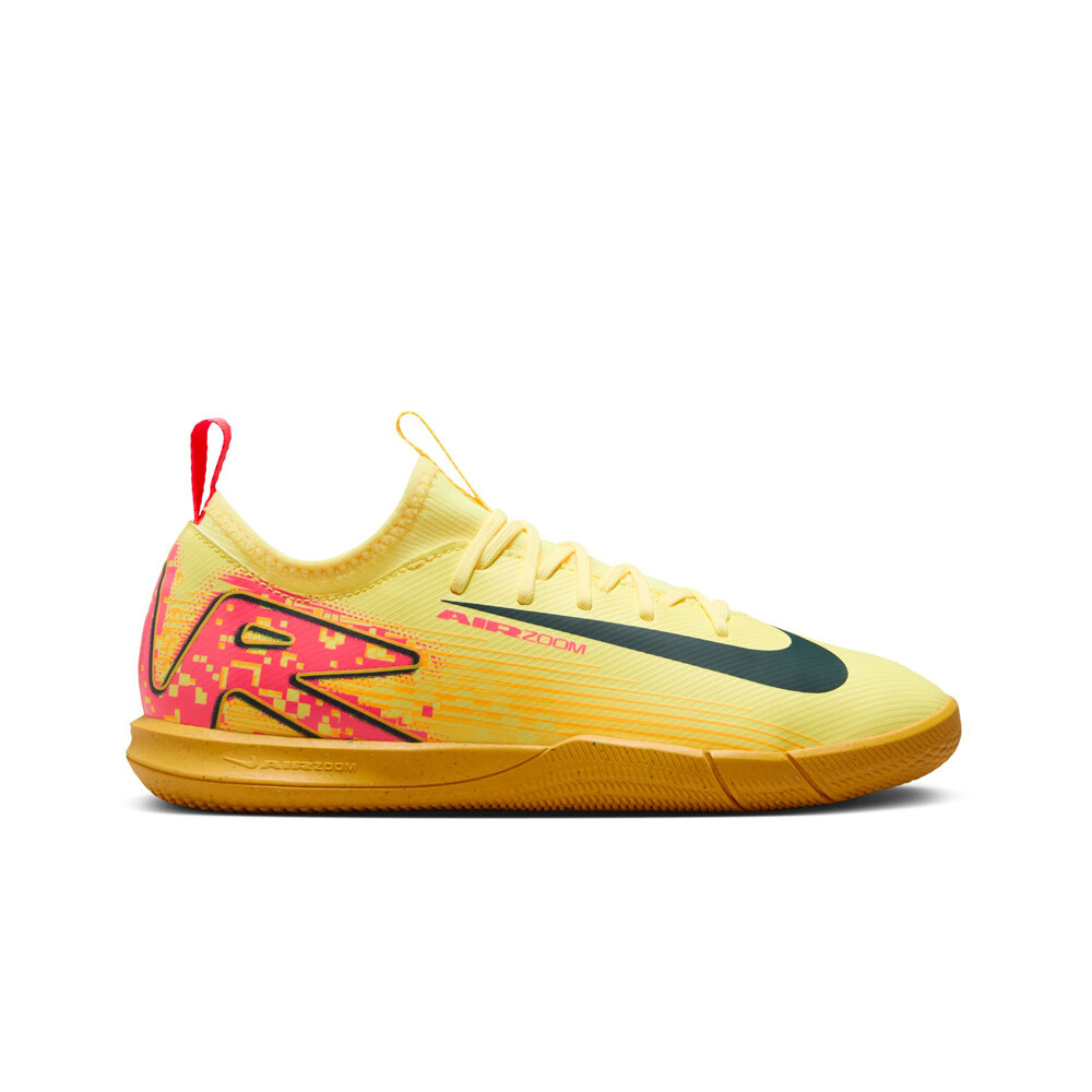 Nike botas fútbol sala niño JR MERCURIAL ZOOM VAPOR 16 ACADEMY KM IC NA lateral exterior