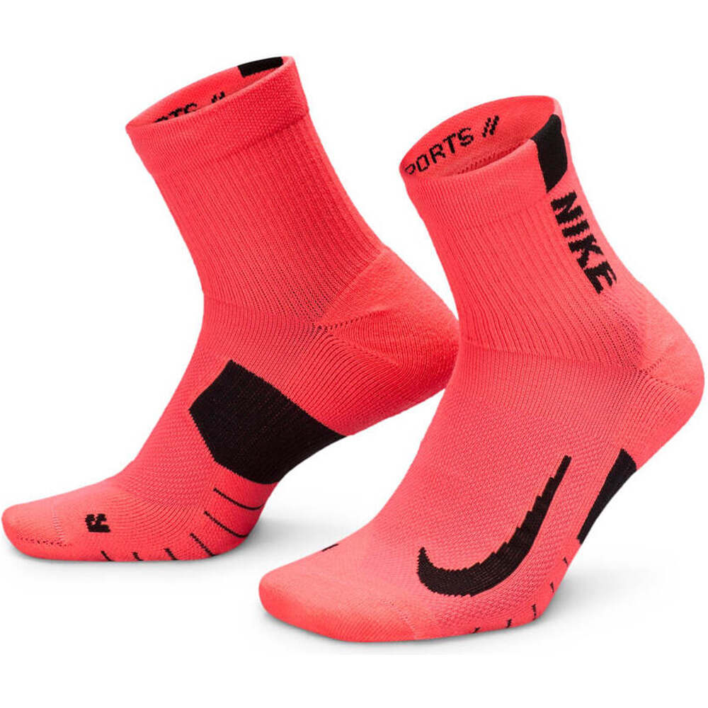 Nike calcetines running U NK MLTPLIER ANKLE 2PR - 144 02