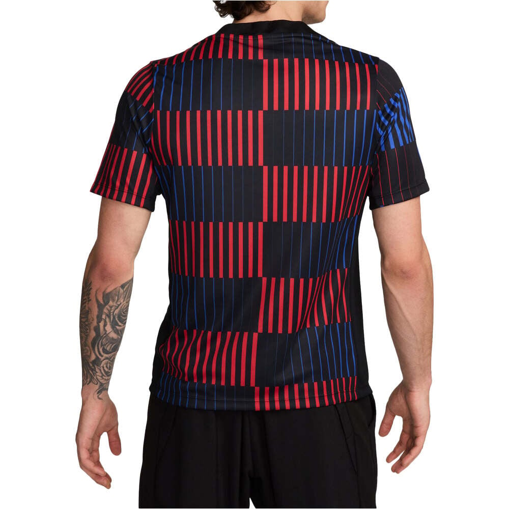 Nike camiseta de fútbol oficiales BARCELONA 25 MNK DF ACDPR SS TOPK AW PM vista trasera