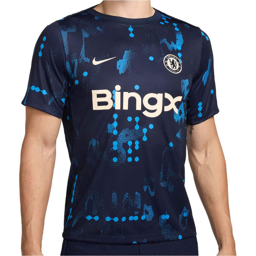 Nike camiseta de fútbol oficiales CHELSEA 25 MNK DF ACDPR SS TOP K PM vista frontal