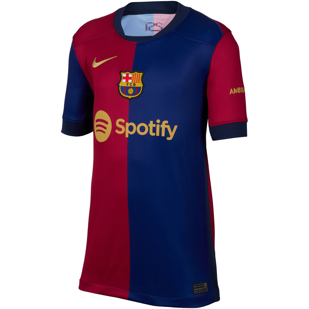 Nike camiseta de fútbol oficiales niño BARCELONA 25 Y NK DF JSY SS STAD HM 06