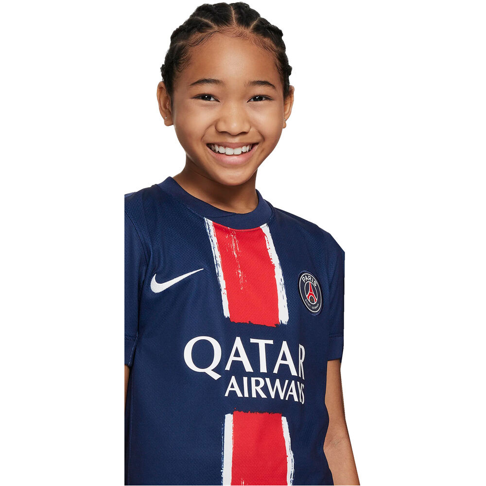 Nike camiseta de fútbol oficiales niño PSG 25 Y NK DF JSY SS STAD HM vista detalle