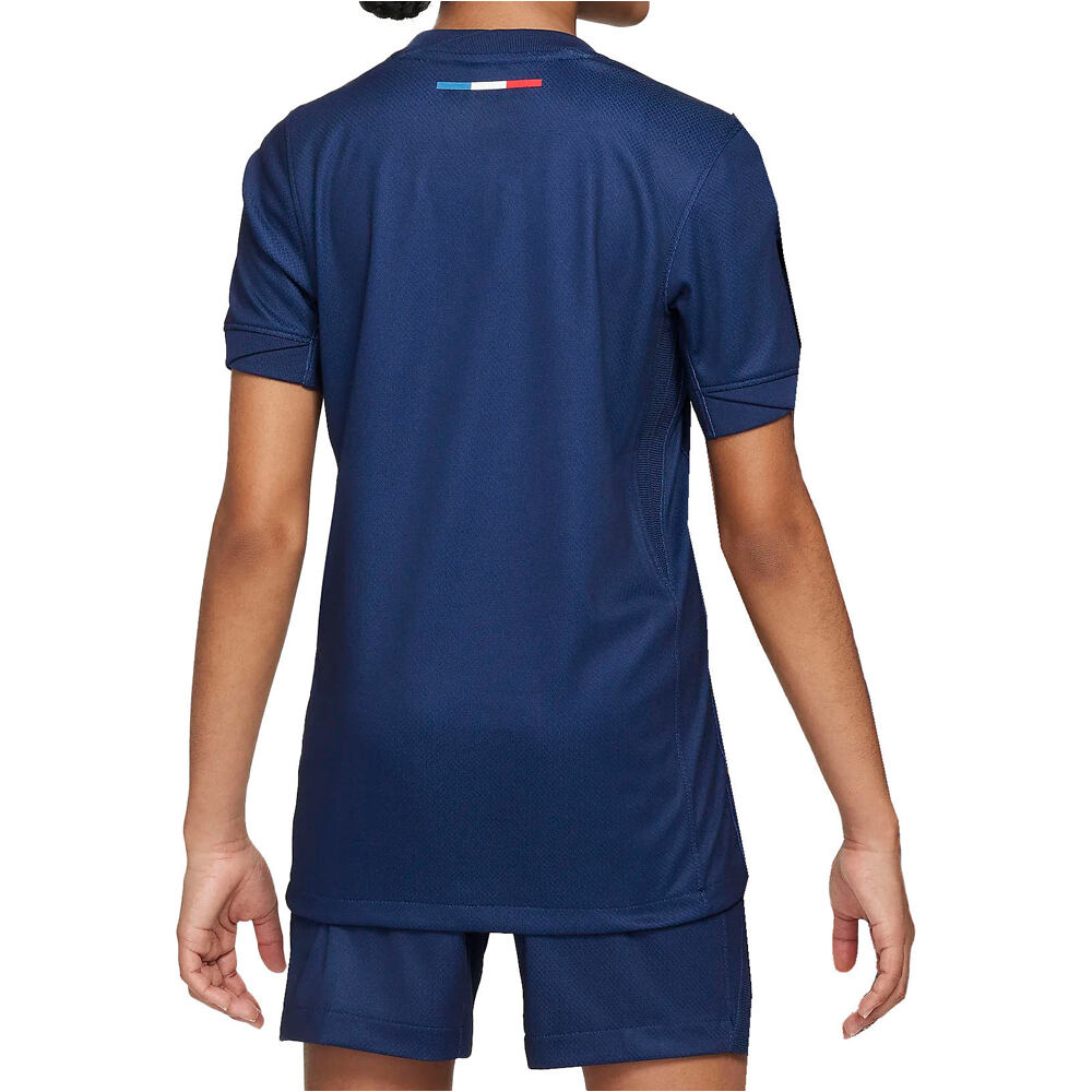 Nike camiseta de fútbol oficiales niño PSG 25 Y NK DF JSY SS STAD HM vista trasera