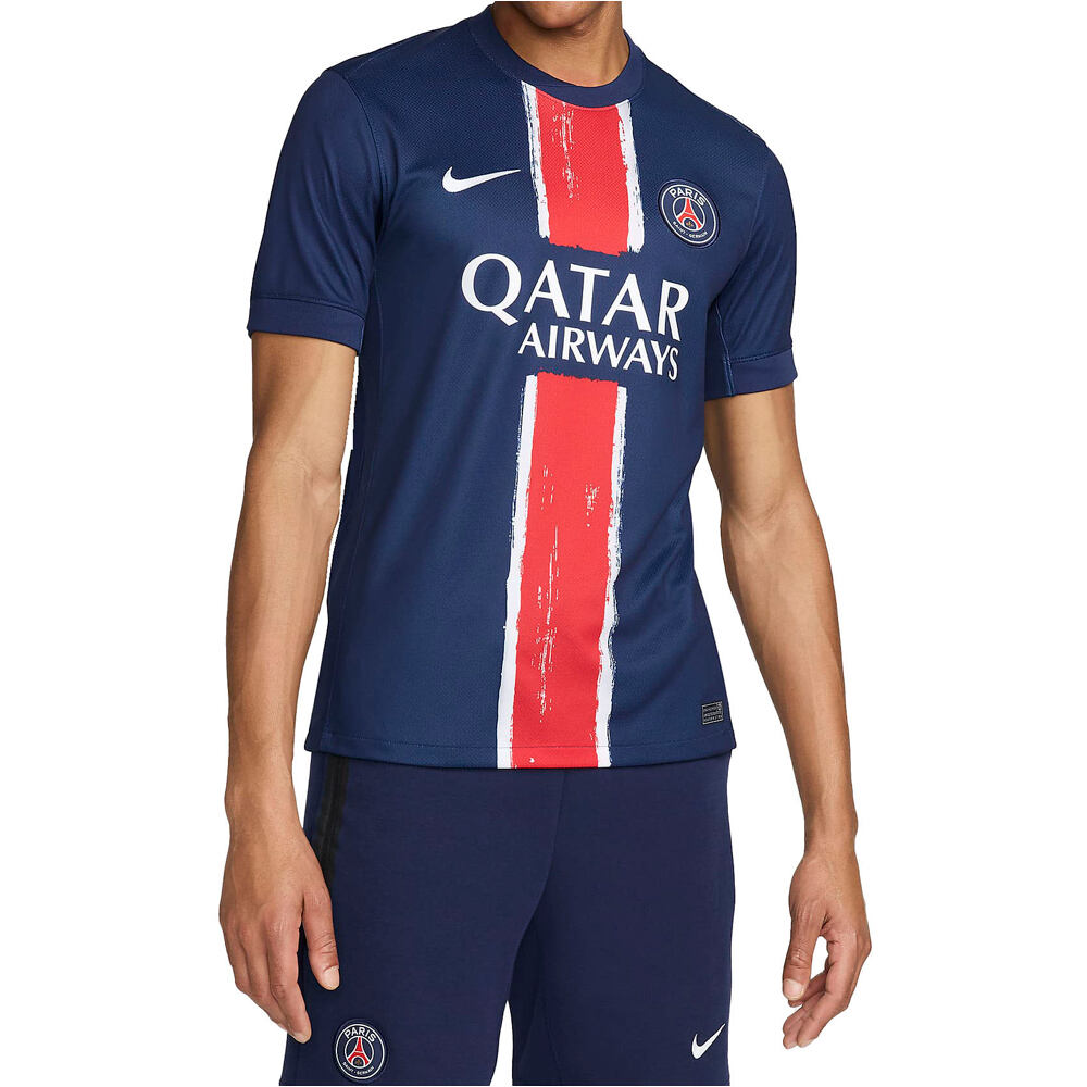 Nike camiseta de fútbol oficiales PSG 25 M NK DF JSY SS STAD HM vista frontal