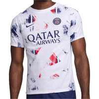 Nike camiseta de fútbol oficiales PSG 25 MNK DF ACDPR SSTOP K AW PM vista frontal