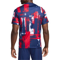 Nike camiseta de fútbol oficiales PSG 25 MNK DF ACDPR SSTOP K HM PM vista trasera