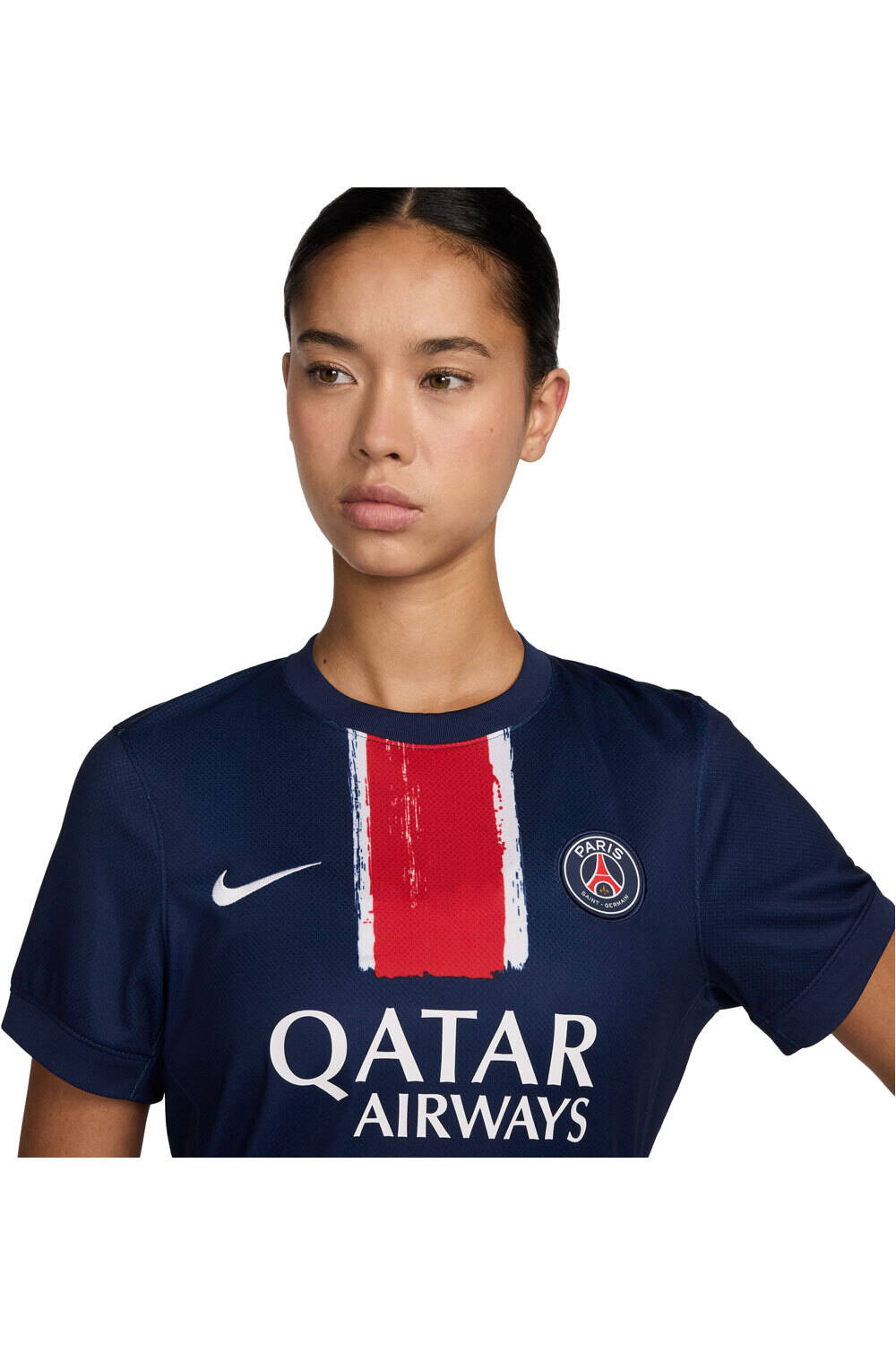 Nike camiseta de fútbol oficiales PSG 25 W NK DF STAD JSY SS HM vista detalle