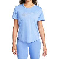 Nike camiseta entrenamiento manga corta mujer W NK DF SWOOSH HBR SS TOP vista frontal