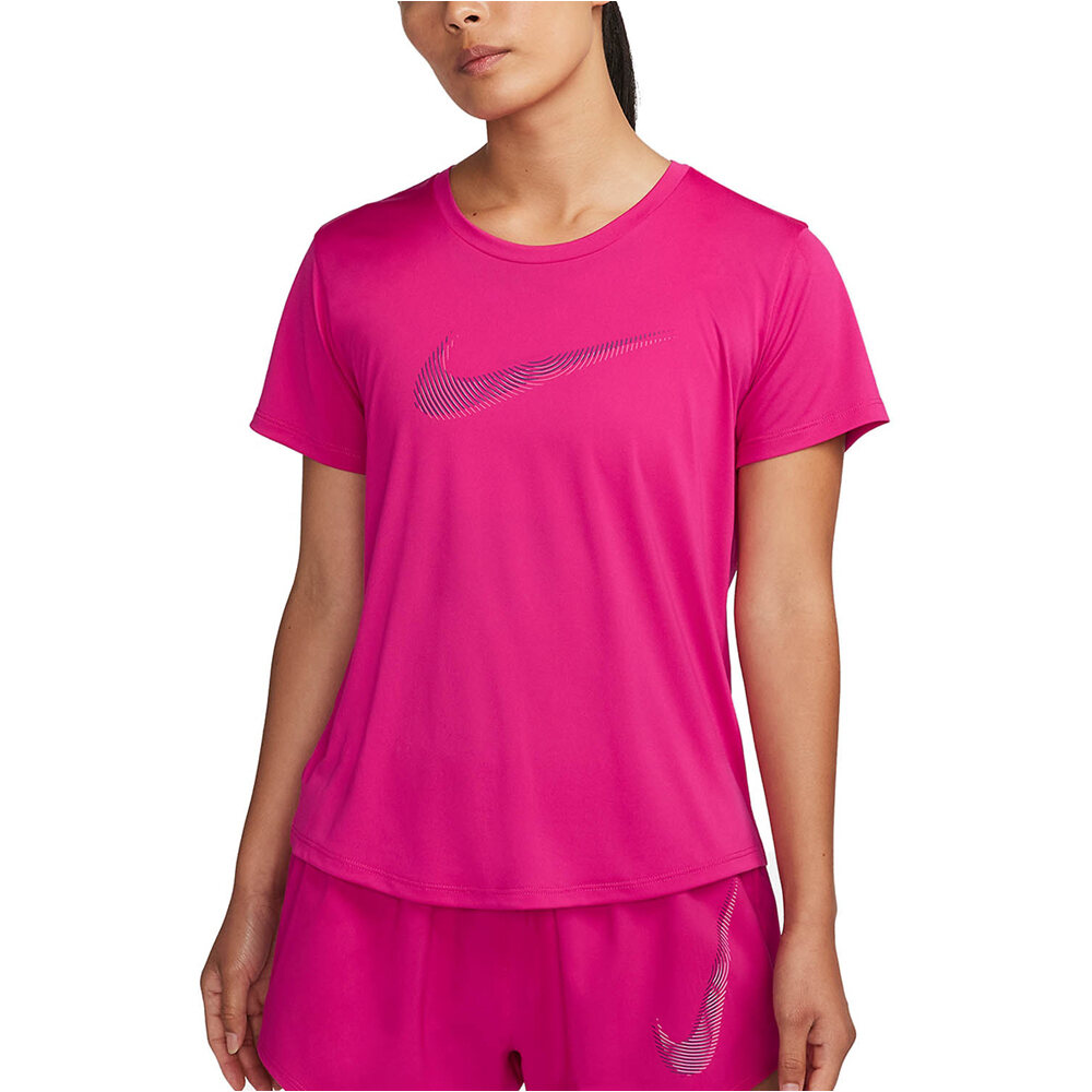 Nike camiseta entrenamiento manga corta mujer W NK DF SWOOSH HBR SS TOP vista frontal