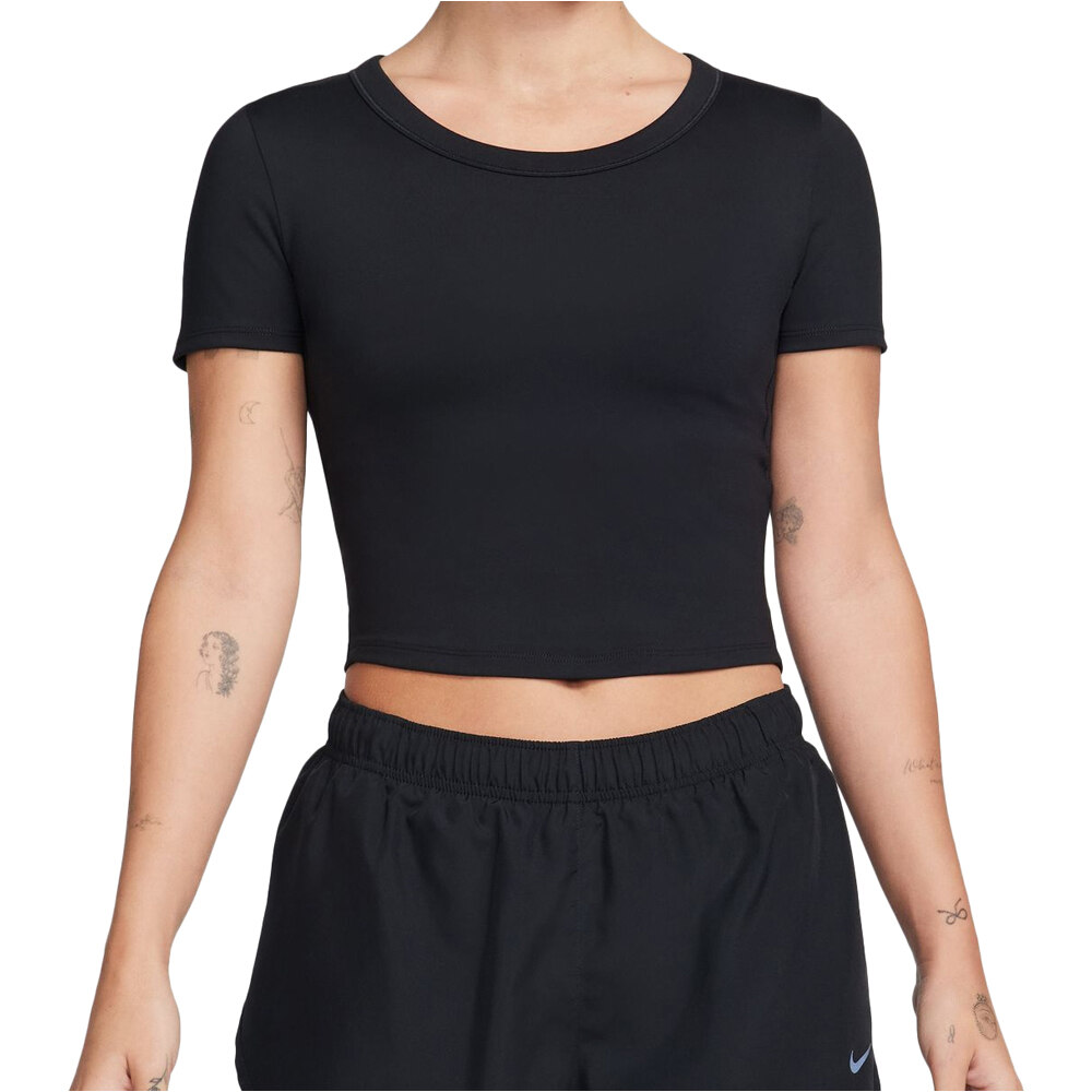 Nike camiseta entrenamiento manga corta mujer W NK ONE FITTED DF SS TOP vista frontal