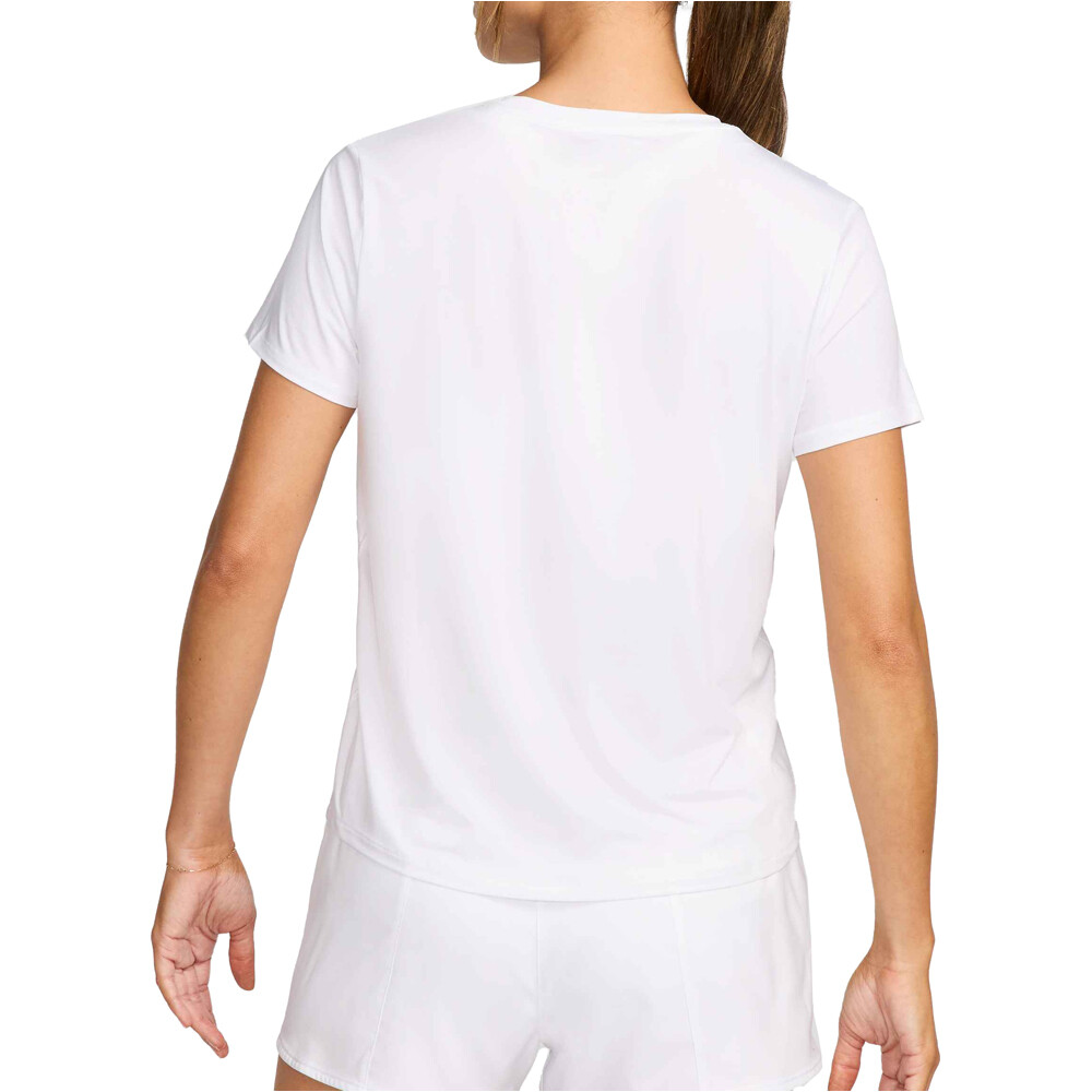 Nike camiseta entrenamiento manga corta mujer W NK ONE SWOOSH HBR DF SS TOP vista trasera