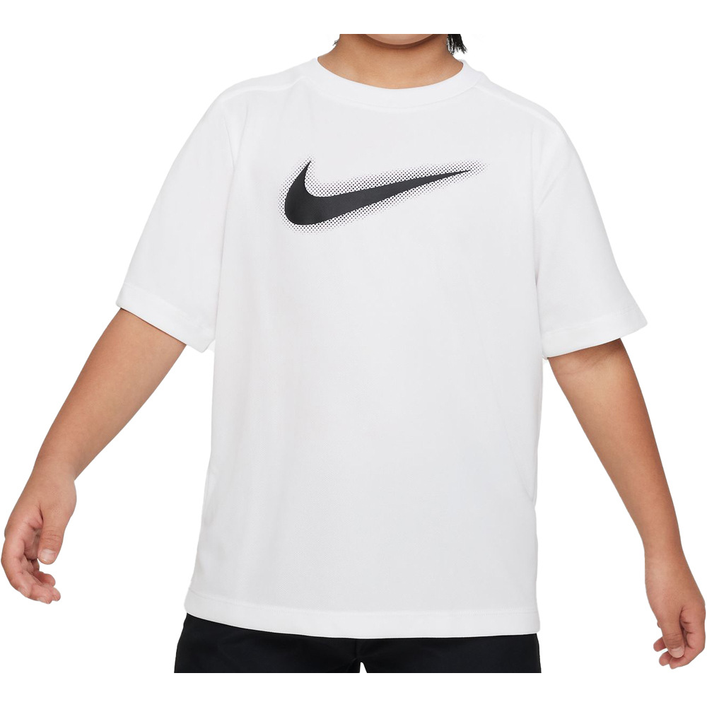 Nike camiseta entrenamiento manga corta niño B NK DF MULTI+ SS TOP HBR vista frontal