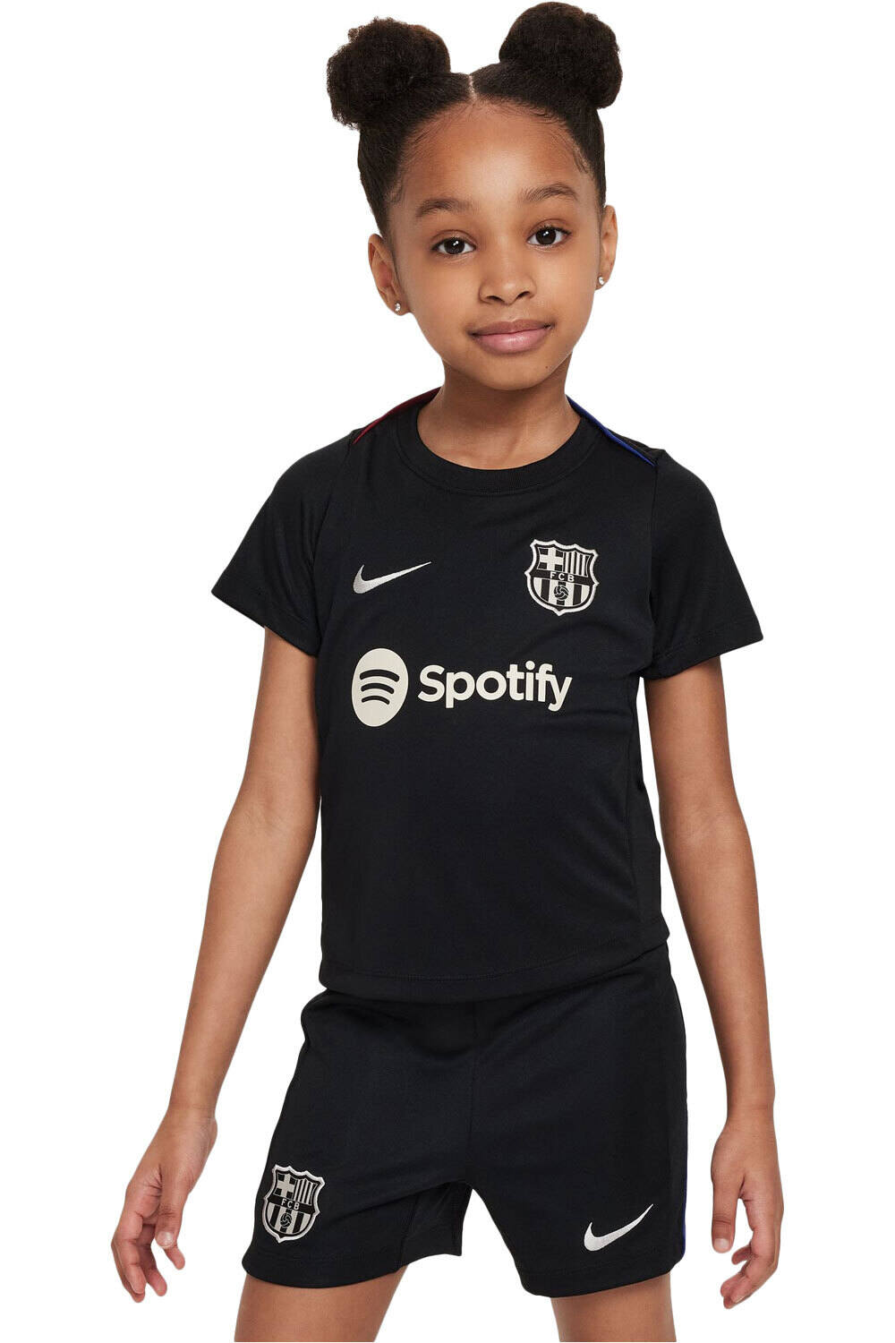 Nike camiseta entrenamiento niño BARCELONA 25 LK NK DF ACDPR SS TOP K vista frontal